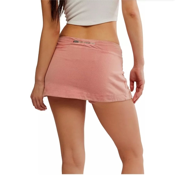 FP Movement by Free People Hot Shot Mini Skort In Blush, NWT - Picture 7 of 10
